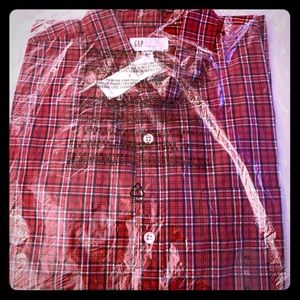 XL Gap Plaid Shirt NWT